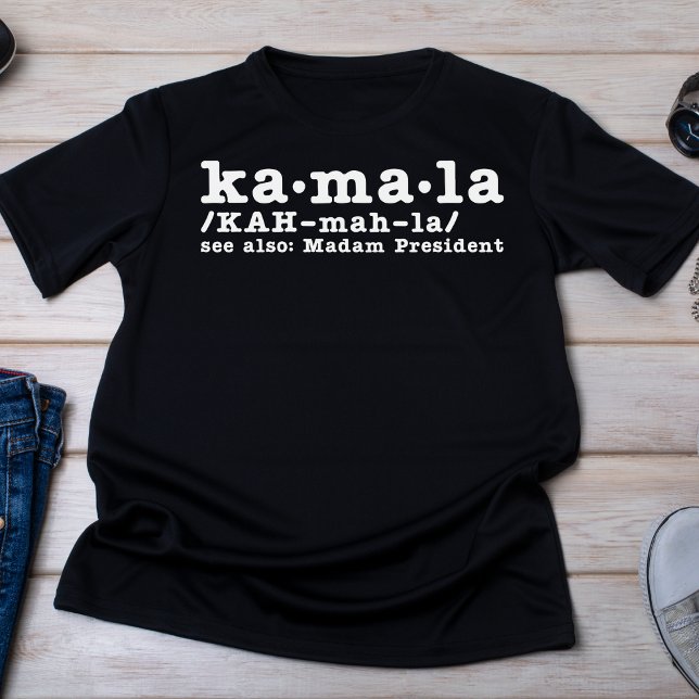Camiseta Kamala Veja Também: Senhora Presidente Fonética (Criador carregado)