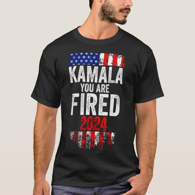 Camiseta Kamala You're Fired Funny Anti Kamala Harris Elect (Frente)