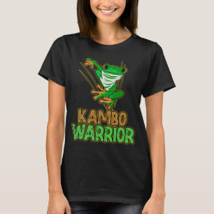 Camiseta Kambo Warrior Sapo Ceremony Medicina à Base de Pla