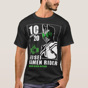 Camiseta Kamen Rider Decade Heisei Rider Aniversário