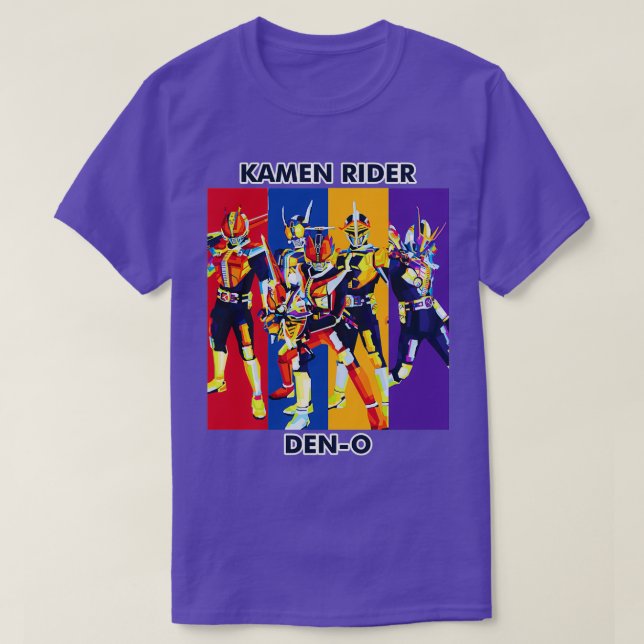 Camiseta Kamen Rider Den O All Form Classic TShirt (Frente do Design)