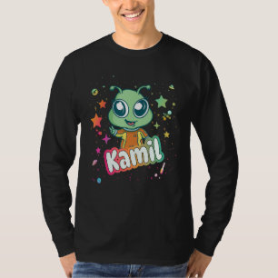 Camiseta KAMIL - Nome do Menino Bonito com Alienígena Bonit