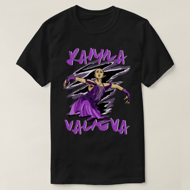 Camiseta Kamila Valieva 2 (Frente do Design)