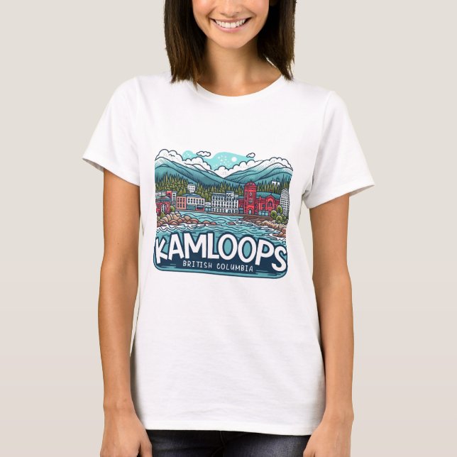 Camiseta Kamloops BC Canadá (Frente)