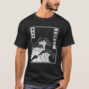 Camiseta Kanagawa Wave Arte Japonesa Onda Aestética Cul