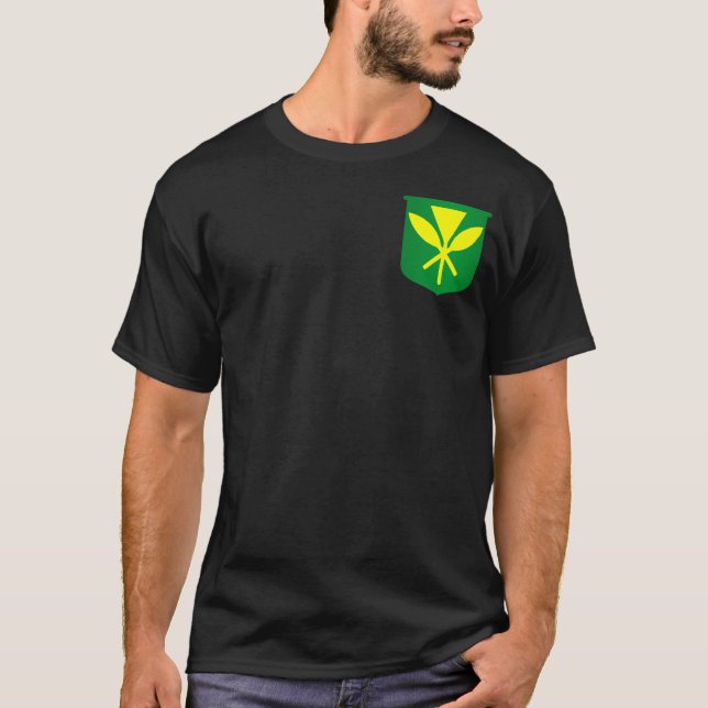 Camiseta Kanaka Maoli Flag (Frente)