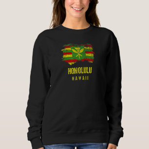 Camiseta Kanaka Maoli Flag Nativo Havaiano Flag Honolulu