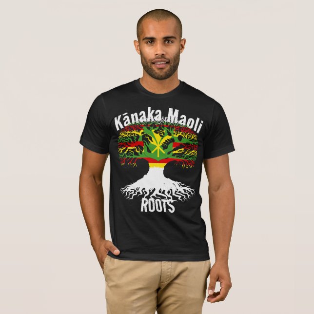 Camiseta Kānaka Maoli ROOTS (Frente Completa)