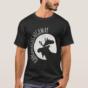 Camiseta Kancamagus Highway Moose Graphic New Hampshire
