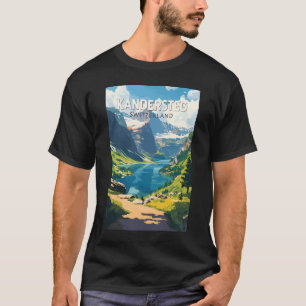 Camiseta Kandersteg Suiça Art Vintage