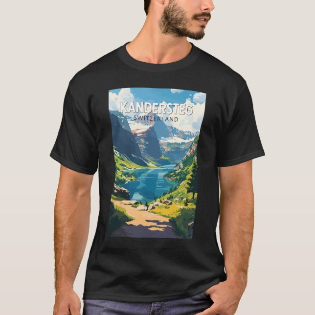 Camiseta Kandersteg Suiça Art Vintage (Frente)