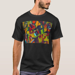 Camiseta Kandinsky 304 Abstrato Colorido