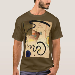 Camiseta Kandinsky Abstrato Art Painting Brown Color