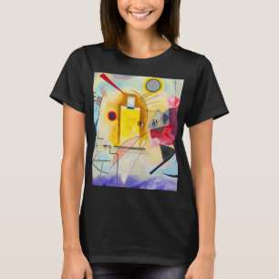 Camiseta Kandinsky amarelo-vermelho-azul