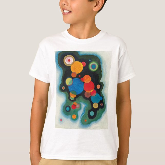 Camiseta Kandinsky aprofundou o óleo de Abstrato de impulso (Frente)