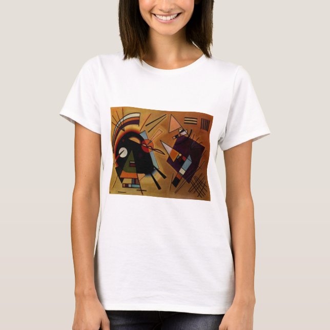 Camiseta Kandinsky Black Violet (Frente)