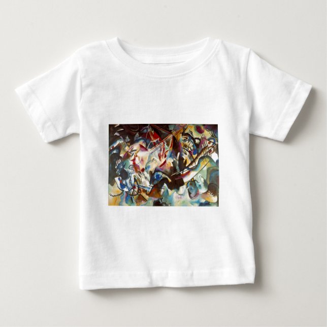 Camiseta Kandinsky Composition VI Abstrato Pintura (Frente)