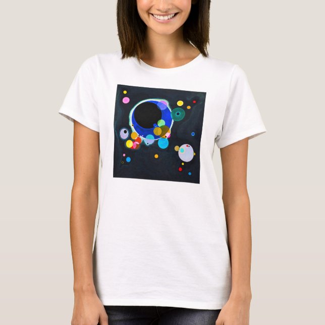 Camiseta Kandinsky diversos círculos (Frente)