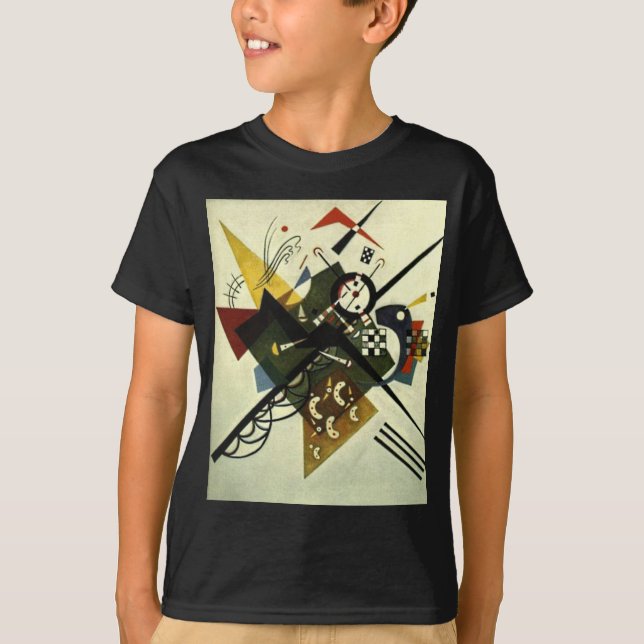 Camiseta Kandinsky em Branco II (Frente)