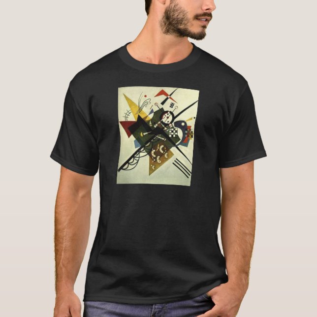 Camiseta Kandinsky em Branco II (Frente)