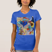 Kandinsky Modern Abstrato Pintura Art Royal Blue