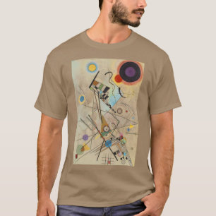 Camiseta Kandinsky Moderno Abstrata Expressionista Art Pebb