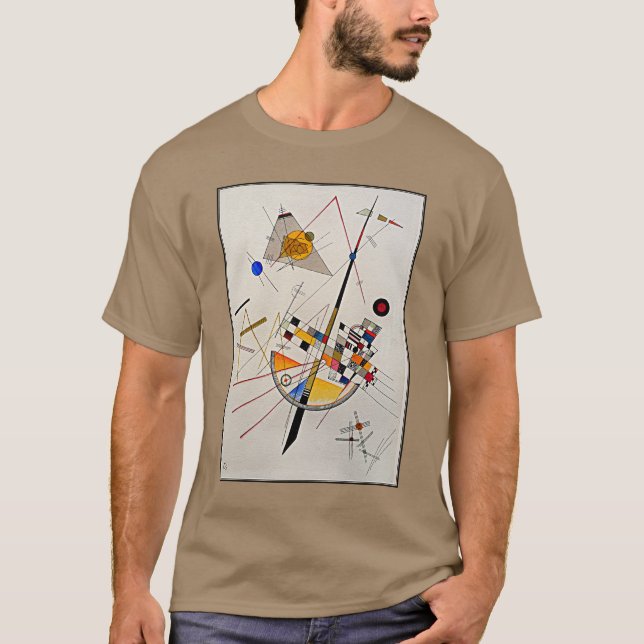 Camiseta Kandinsky - Tensão delicada (Frente)