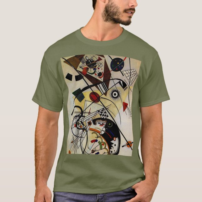 Camiseta Kandinsky Transverse Unbreak Line Fatigue Verde (Frente)