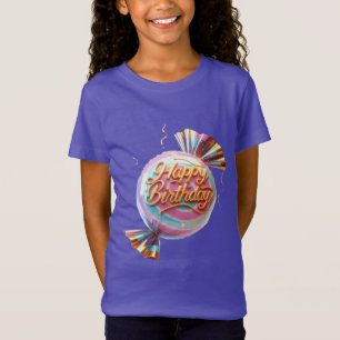 Camiseta Kandy Rosa redondo
