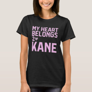 Camiseta Kane Meu Coração Pertence A Kane Country para Meni