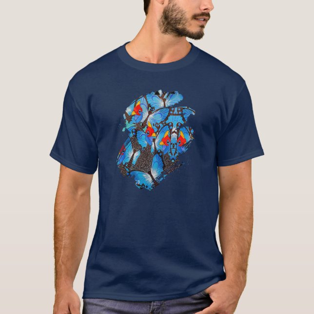 Camiseta Kanga Azul (Frente)
