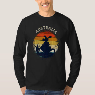 Camiseta Kangaroo Austrália Animal Aussie Retro Austrália