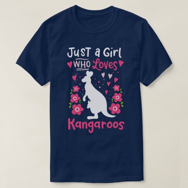 Camiseta Kangaroo Austrália Australiana Kangaroo Lover (Frente do Design)