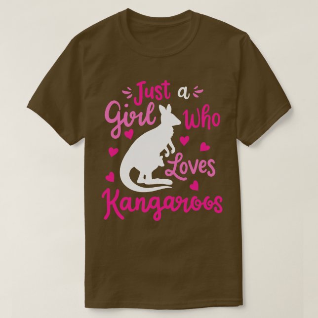 Camiseta Kangaroo Austrália Australiana Kangaroo Lover (Frente do Design)