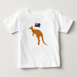 Camiseta kangaroo australia flag