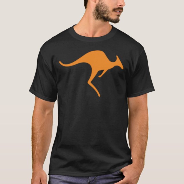 Camiseta Kangaroo, Austrália, Wild, Logo, Artbykangaroo, Vo (Frente)