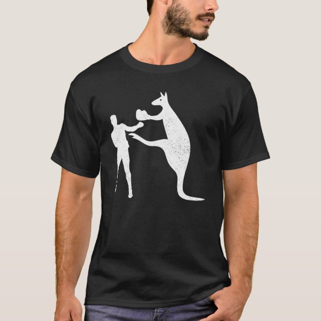 Camiseta Kangaroo Boxing Tee Australiano Ortoado (Frente)