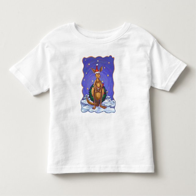 Camiseta Kangaroo Christmas StarNight (Frente)