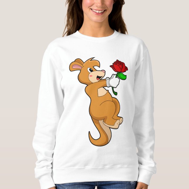 Camiseta Kangaroo com Flor (Frente)