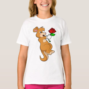 Camiseta Kangaroo com Flor