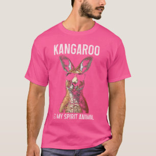 Camiseta Kangaroo É Meu Espírito Animal Engraçado Australia