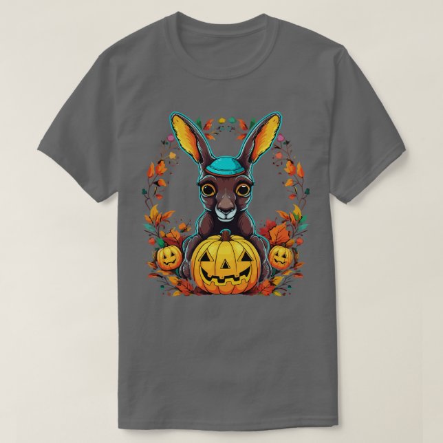 Camiseta Kangaroo Halloween (Frente do Design)
