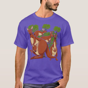 Camiseta Kangaroo Lover Australiano Outback Zoo Kanga