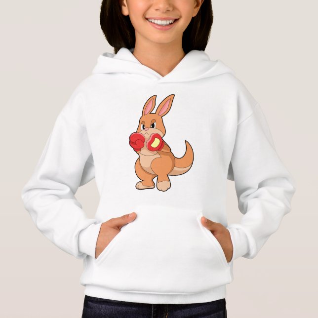 Camiseta Kangaroo no boxe com luvas in a box (Frente)