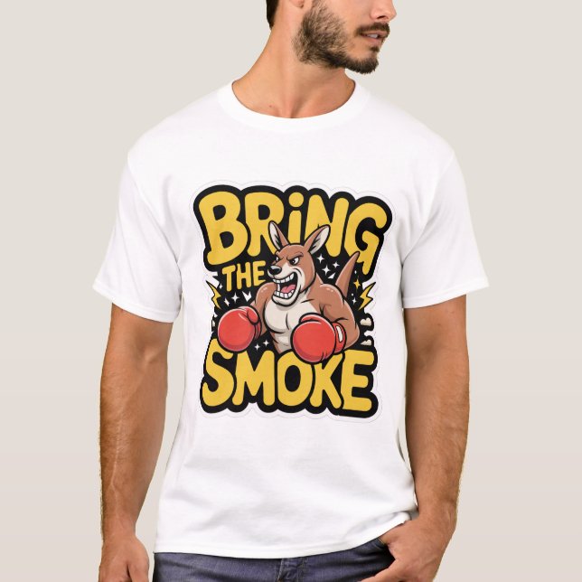 CAMISETA KANGAROO READY FOR SMOKE (Frente)