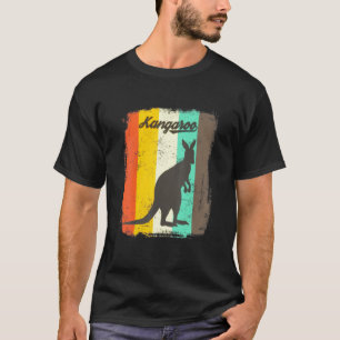Camiseta Kangaroo Retro 70s Vintage Animal