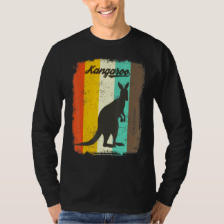Camiseta Kangaroo Retro 70s Vintage Animal