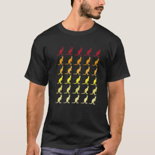 Camiseta Kangaroo Retro Animal Standard