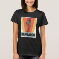 Kangaroo Retro Outback Austrália Marsupiais Kangar