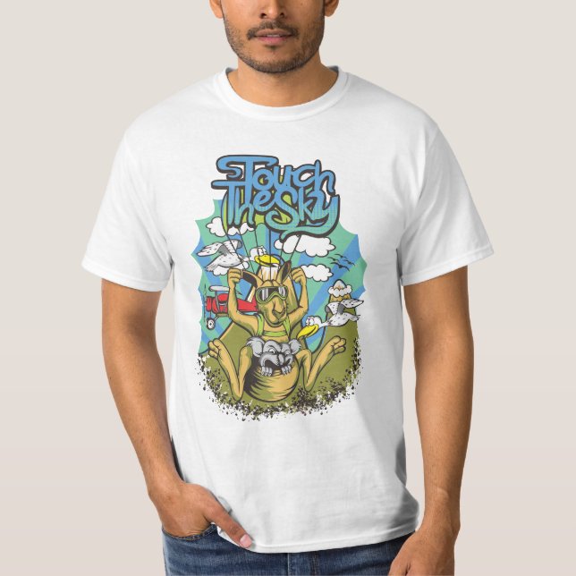 Camiseta Kangaroo Sky Dive Adventure Tee (Frente)